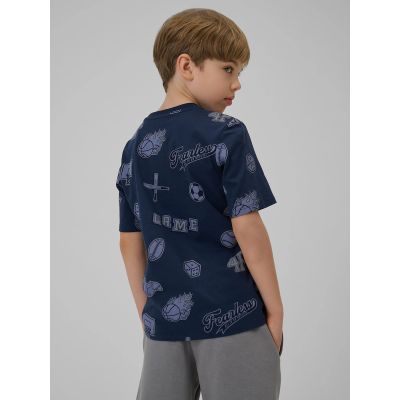 2. Boy's regular printed T-shirt 4F 4FJRSS26TTSHM3466-31A