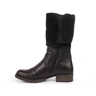 4. Rieker W Z9591-00 black leather boots 