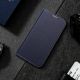 6. Dux Ducis Skin X2 case for iPhone 14 Plus case with magnetic flap blue