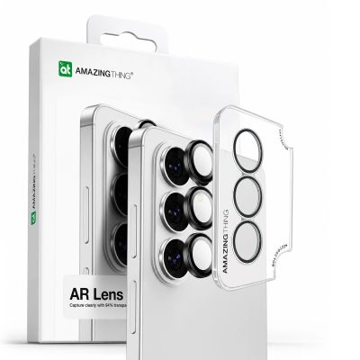 4. AmazingThing Radix AR Lens Glass for Samsung S26 Camera Island - Black