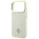 14. Guess Stripe Peony 4G Logo MagSafe Case for iPhone 18 Pro Max / 17 Pro Max - Beige