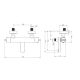 3. Deante BCH_N1BT wall-mounted bathtub faucet, black