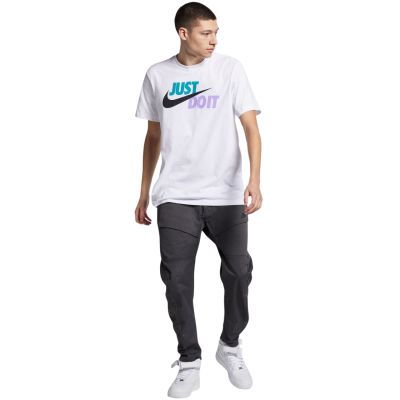 6. Men’s Tee Just Do It Swoosh T-Shirt White AR5006 101