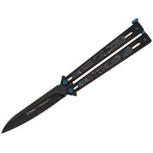 Tokisu 02259 Balisong Bright Black Steel knife