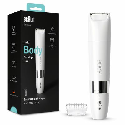 11. BRAUN Series 1 BS1000 Trimmer White and Silver