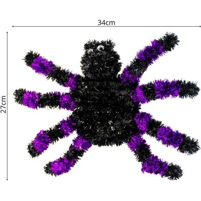 9. HALLOWEEN PURPLE DECORATIVE FIGURE SPIDER