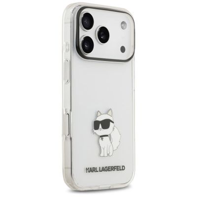 4. Karl Lagerfeld IML NFT Choupette Case for iPhone 18 Pro / 17 Pro - Transparent