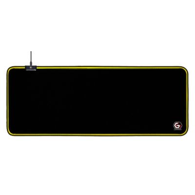 13. GEMBIRD GAMING MOUSE PAD, WITH LED LIGHT EFFECT, BLACK, SIZE - L