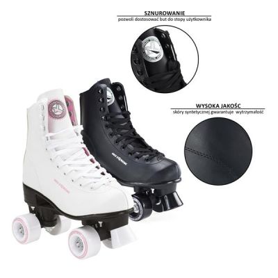 2. Nils Extreme NQ8400S Roller Skates Black Size 36