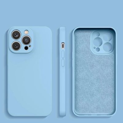 2. Silicone case for Samsung Galaxy A14 5G / Galaxy A14 silicone cover light blue