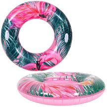 TROPICAL SWIMMING RING 115CM 37598 PINK