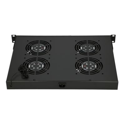 4. Fan panel 19" Extralink EX.14718 4 fans, for free-standing cabinets, with thermostat