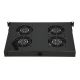 4. Fan panel 19" Extralink EX.14718 4 fans, for free-standing cabinets, with thermostat