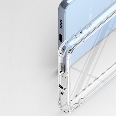 6. Ringke Fusion tpu case with frame for Samsung galaxy a73 transparent