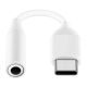 3. Samsung Headphone Adapter 3.5mm Mini Jack (Female) - USB Type C (Male) White (EE-UC10JUWEGWW)