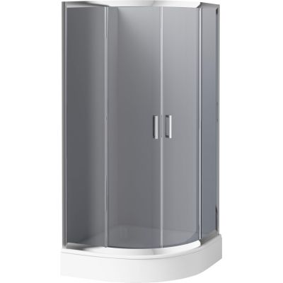 Semicircular shower cabin 80x80 cm