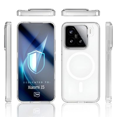 5. 3mk Armor MagCase for Xiaomi 15 - transparent