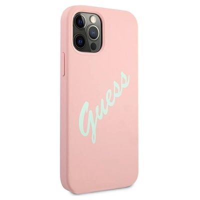 4. Guess GUHCP12LLSVSPG iPhone 12 Pro Max 6.7" rose green/green pink hardcase Silicone Vintage
