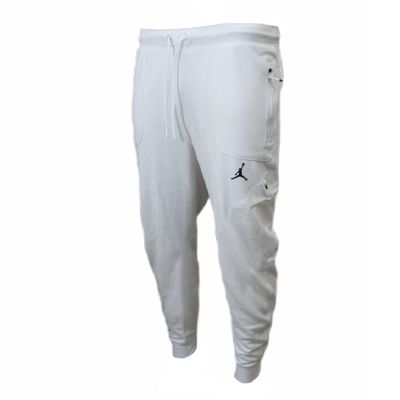 Air Jordan Dri-FIT Training Fleece Men's White Tracksuit Pants - DQ7890-135