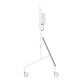 8. Neomounts FL50-575WH1 Multimedia Stand White Multimedia Card/Multimedia Cart