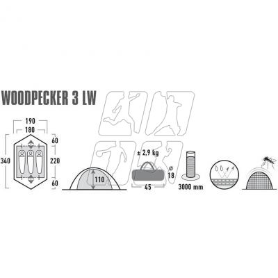7. High Peak Woodpecker 3 LW 10195 tent