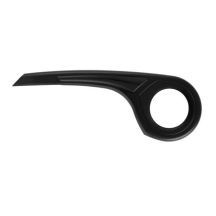 LAURA chain guard, black, transparent, with handle