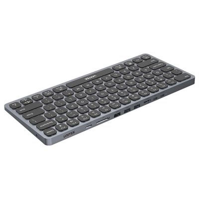 6. UNITEK D1092A USB Keyboard American International Gray