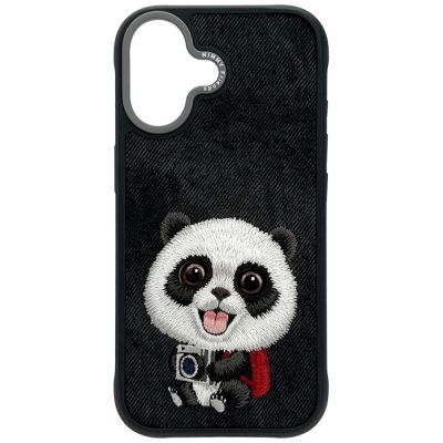 3. Nimmy Big Eyed Pet 2.0 Panda case for iPhone 17 - black