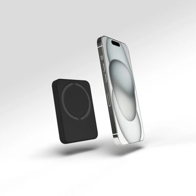 4. Puro Mini Power Mag 4200mAh Power Bank with MagSafe USB-C - Black