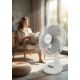13. Esperanza Chinnok EHF003WE desk fan (white, gray)