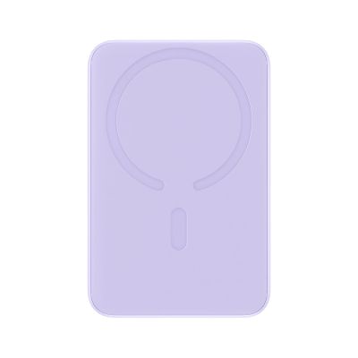 2. Baseus Magnetic Mini Inductive Powerbank 10000mAh 20W - Purple + USB-C - USB-C Cable