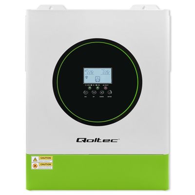 6. Qoltec Off-Grid Hybrid Solar Inverter 11000W | 160A | 48V | MPPT | BMS | Sinus | Wi-Fi option | Power Factor 1.0