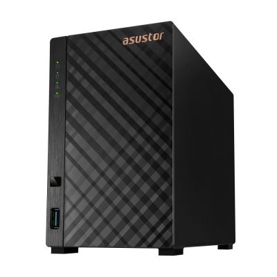 10. NAS Asustor AS1102TL; Tower; 2x (3.5" SATA HDD); Realtek RTD1619B ; 1GB DDR4, 1x 1GbE, 1x USB 3.2, 1x USB 2.0