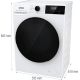 11. GORENJE WD2PA964ADT/PL G600 washer-dryer | 9/6 kg | 1400 rpm | class A-30%/D | SteamTech | AirDry | ExtraHygiene | WiFi ConnectLife | graphite