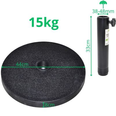 5. CEMENT BASE FOR GARDEN UMBRELLA 15KG