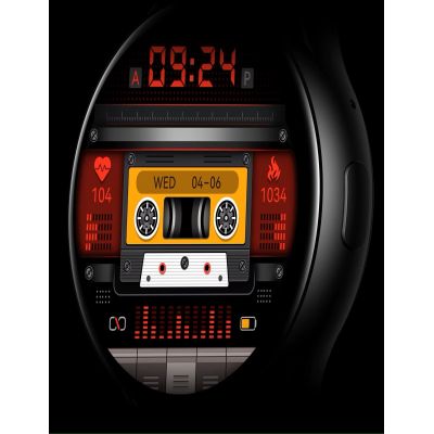 8. RUBICON RNCF11 Black SMARUB240 smartwatch