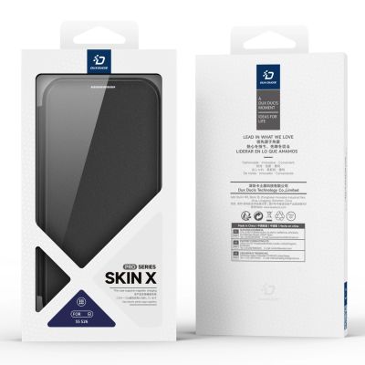 12. Dux Ducis Skin X Pro MagSafe Compatible Wallet Case for Samsung Galaxy S26 - Black