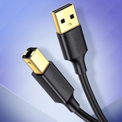 8. Ugreen USB Type B Printer Cable (Male) - USB 2.0 (Male) 480 Mbps 1 m Black (US135 20846)