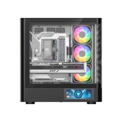 7. MODECOM VOLCANO AQ 400 ARGB MIDI BLACK CASE