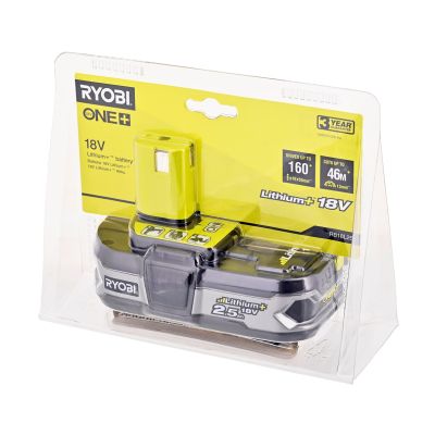 5. 18V Lithium+ 2.5Ah Battery RB18L25 RYOBI