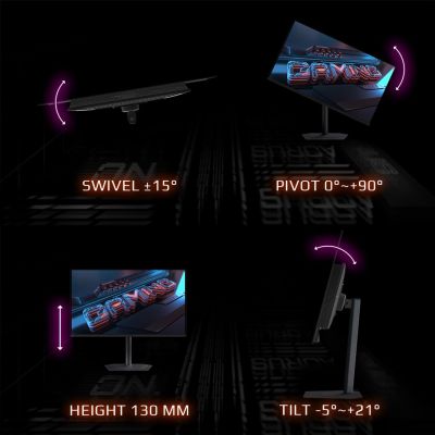 11. Gigabyte MO32U 80cm (31.5") 4K OLED Gaming Monitor 16:9 HDMI/DP/USB-C 165Hz 0.03ms AMD FreeSync