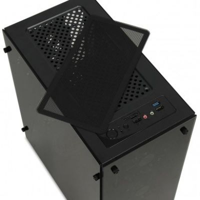 12. IBOX MINI TOWER PASSION V4 GAMING OPV4 case (Micro ATX; black)
