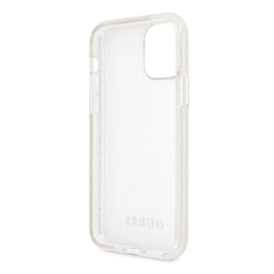 4. Guess GUHCN65PCGLSI iPhone 11 Pro Max silver/silver hard case Glitter