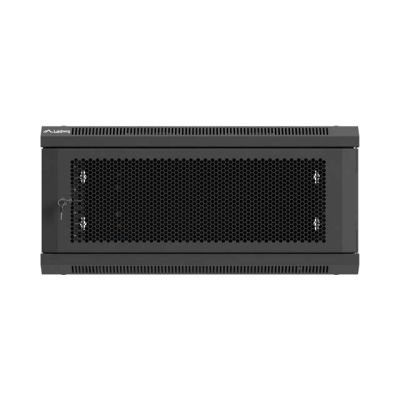 25. LANBERG WALL-HUNG RACK CABINET 19" 4U 600X600 BLACK PERFORATED DOORS (FLAT PACK)