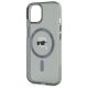 6. Karl Lagerfeld KLHMP15SHLSKIK iPhone 15 6.1" black/black hardcase IML Metal Karl Head MagSafe
