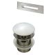 Bathtub accessory set - plug and overflow