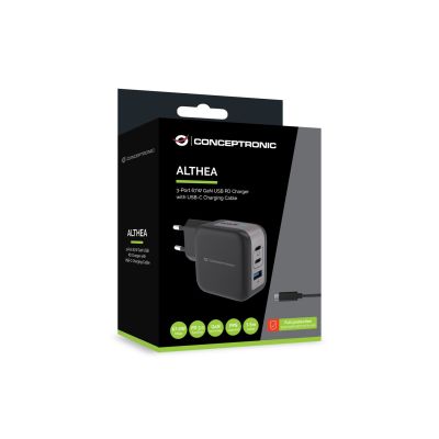 2. Conceptronic ALTHEA17B Mobile Charger Universal Black AC Fast Charging Internal
