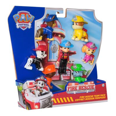 7. PAW Patrol PAW FGR Fire Rescue Figure Pack GML