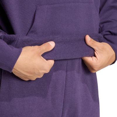 5. Men's adidas Essentials Feelcozy purple sweatshirt JX5661
