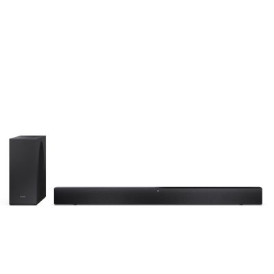 5. Sharp 2.1 Dolby Atmos/DTS Virtual:X Soundbar with Slim Wireless Subwoofer | HT-SBW310 Speaker | 330W | Bluetooth Connectivity | Wireless Connection
